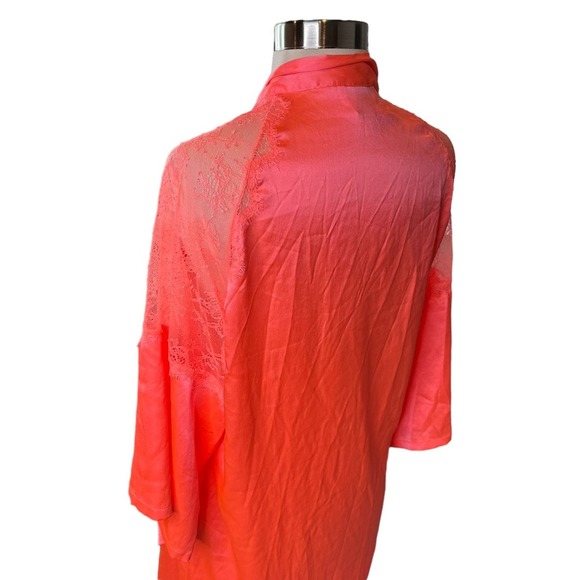Victorias Secret Robe Womens Satin Lace Silky Intimate Extra Small - Picture 9 of 16